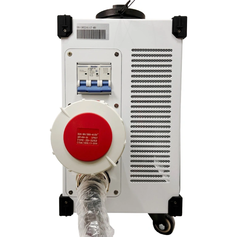 DC 20kw , portable charger AC to DC with Type 2 socket and industrial socket